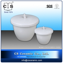 Porcelain Crucible 40ml with Lid